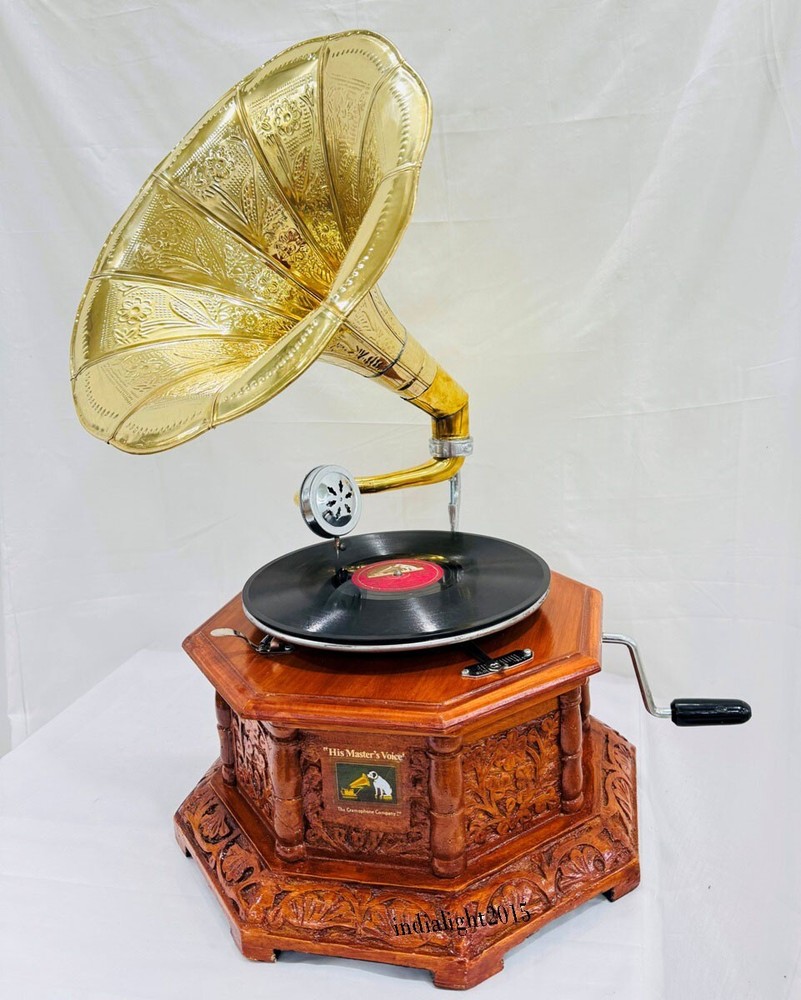 HMV Vinyl Recorder Working Gramophone Player