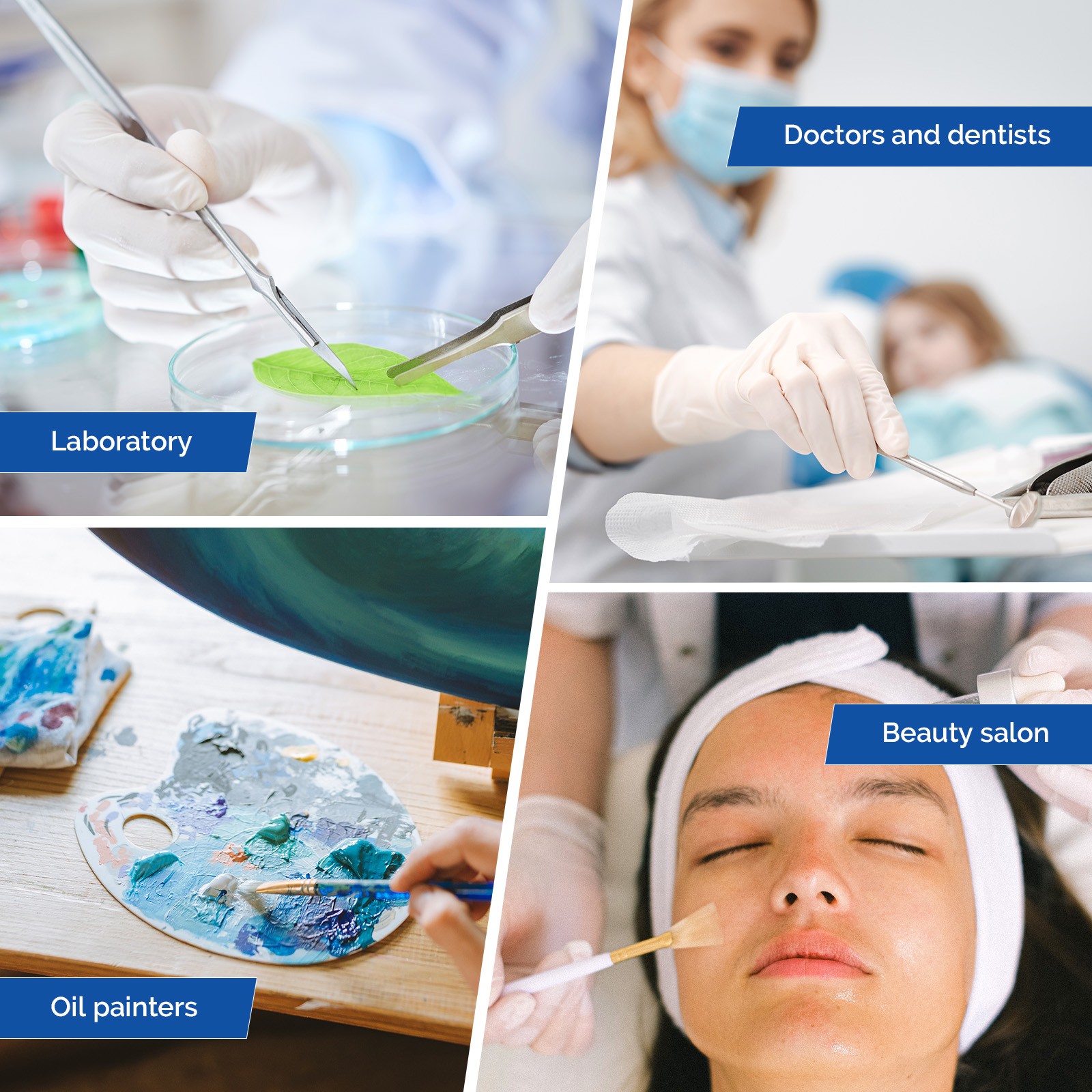 JMU Disposable Lab Jackets Unisex Knee Length Lab Coats w/ Knit Cuffs 3 Pockets