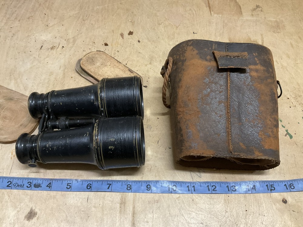 WWI US Binos in Case bp69