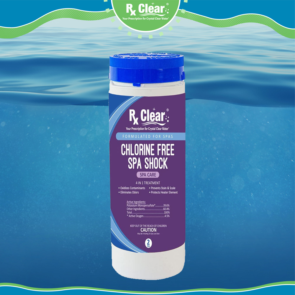 39% Potassium Monopersulfate Free 4-in-1 Spa Shock Chemical - 2 lbs
