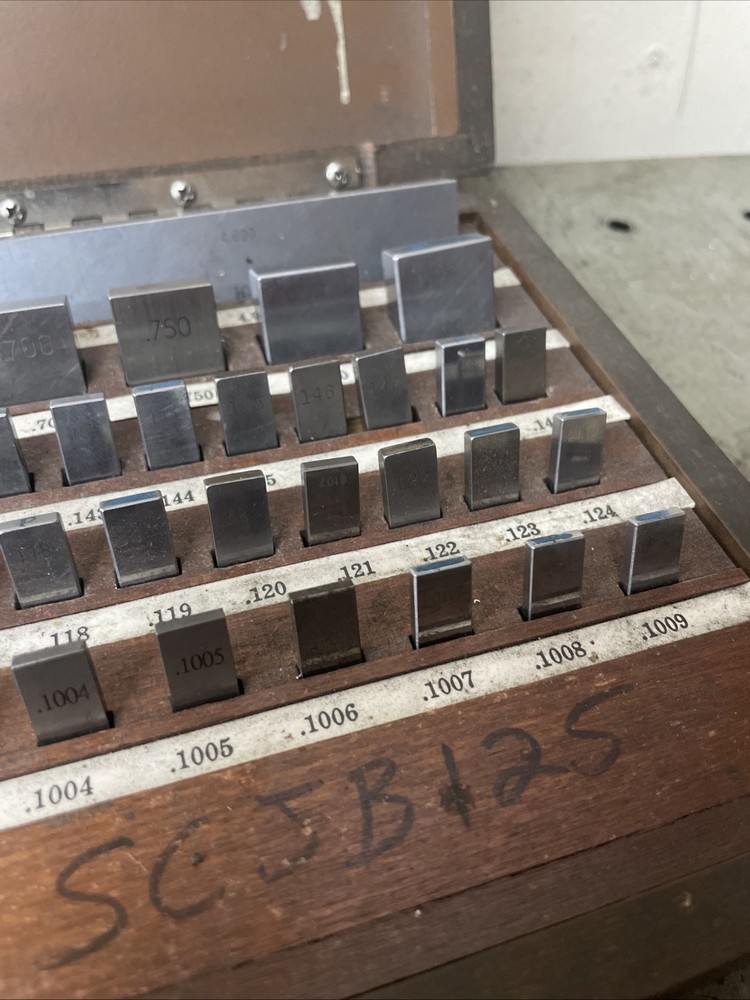 ICC 81 Pc Rectangular Gage Block Set .050-4”
