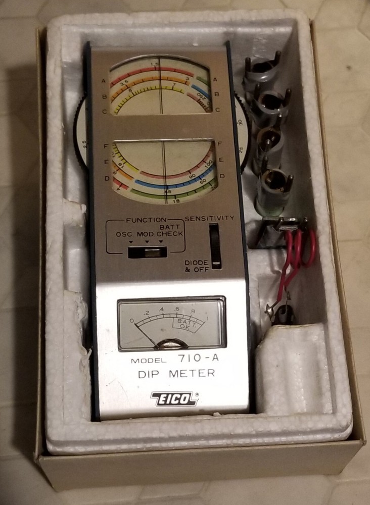 EICO 710-a Solid State Dip Meter with Attachments