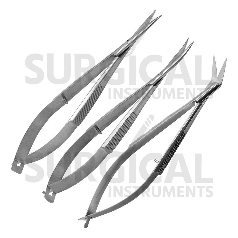 15 Pcs Micro Surgery Scissors Set Ophthalmic & Lab Instruments German Grade