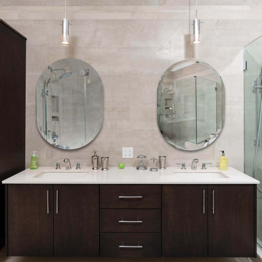 Regency Racetrack Oval Mirrors