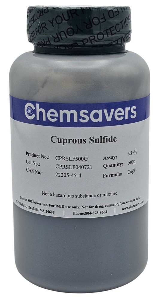Cuprous Sulfide, 98+%, 500g