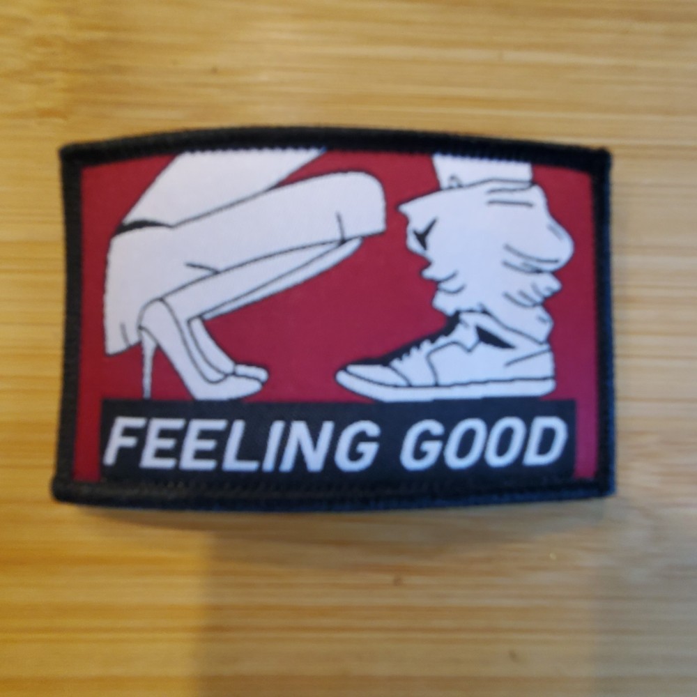 FEELING GOOD Sarcastic Tactical Morale Patch Hook and Loop