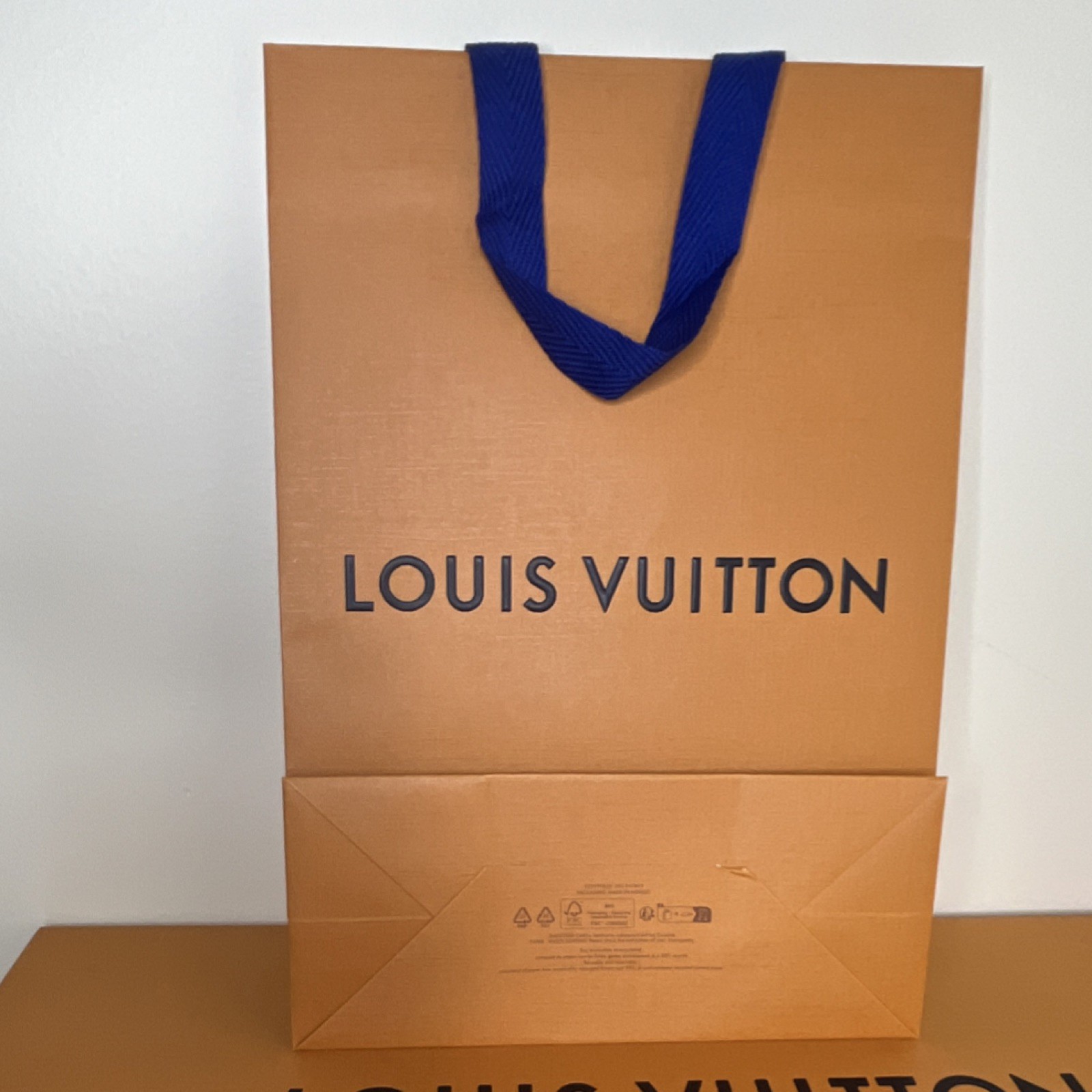 Louis Vuitton Empty Gift Box Set Orange Cardboard authentic Designer Pieces