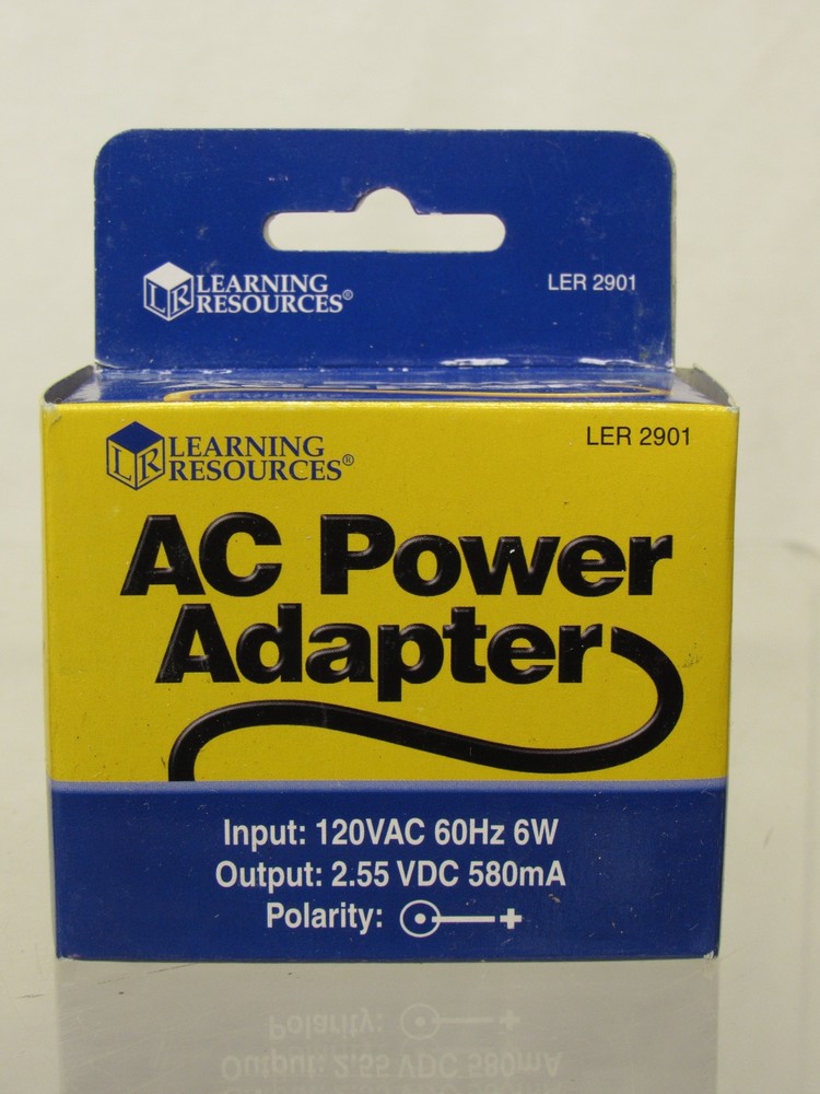 Learning Resources AC Adapter, Black, 3-Pack
