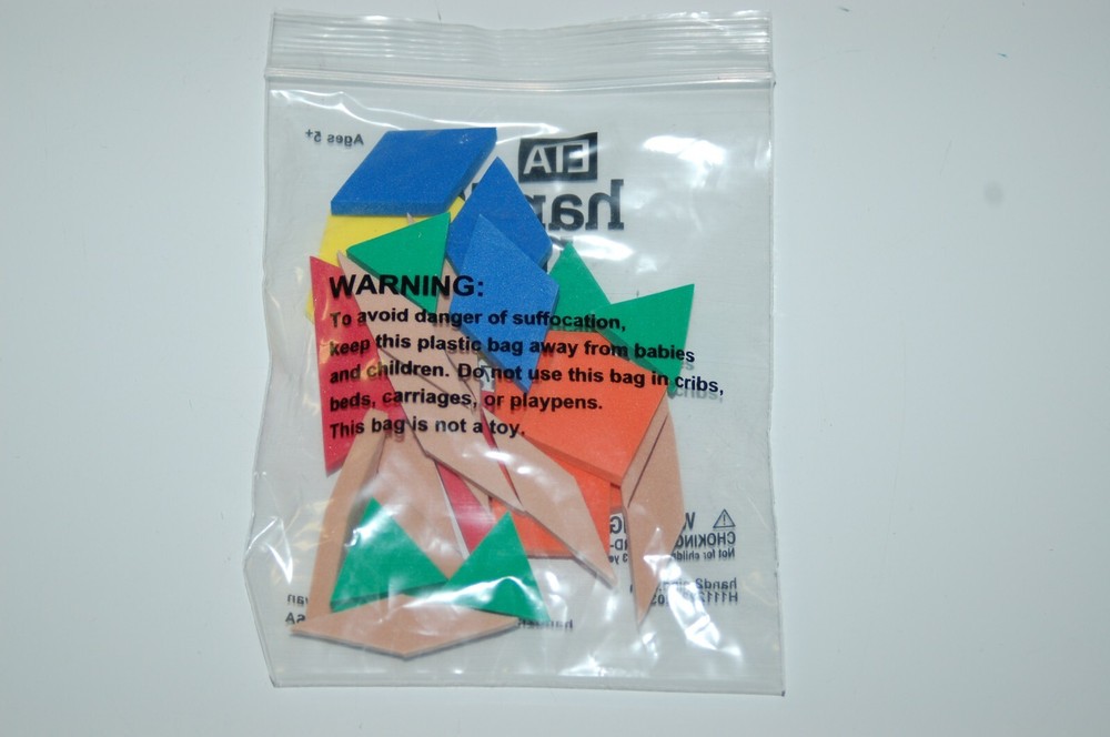 ETA hand2mind Pattern Blocks, Foam Set/27 Item #4440F2 Teaching Manipulative