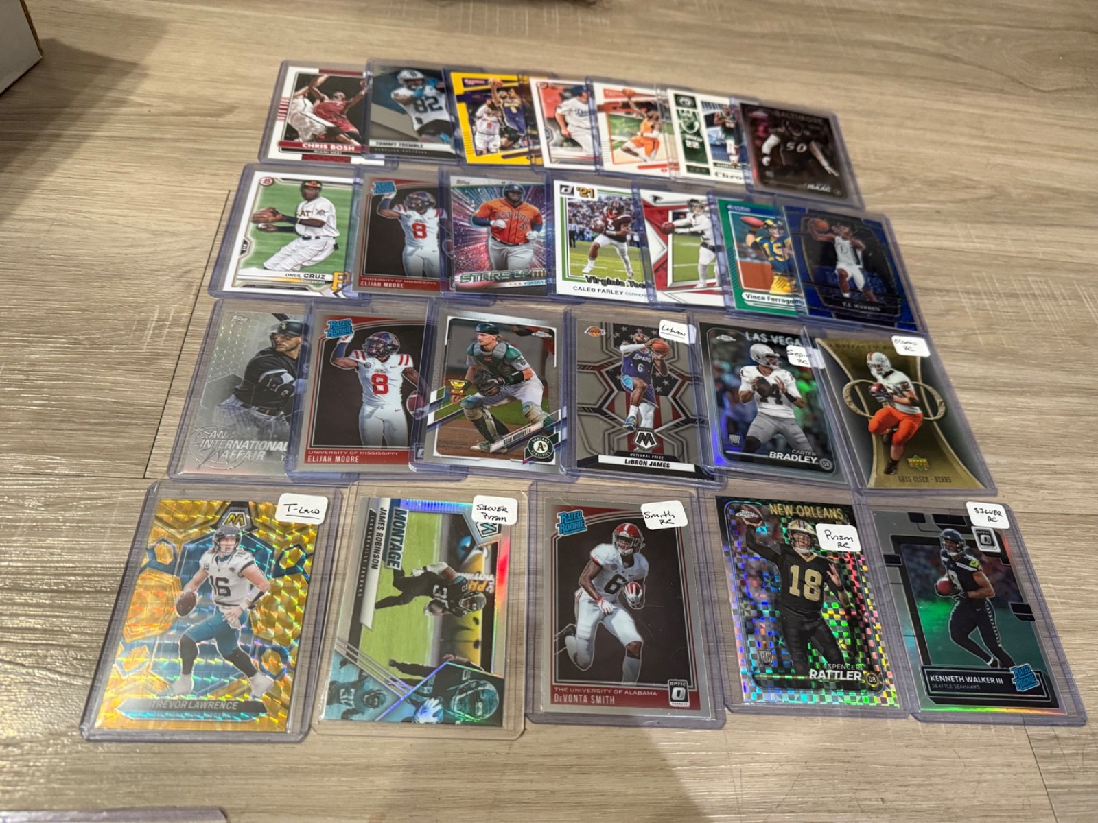 Loaded 2 Row Sports Collection Auto HOF Prizm Patch Refractor RC LOT
