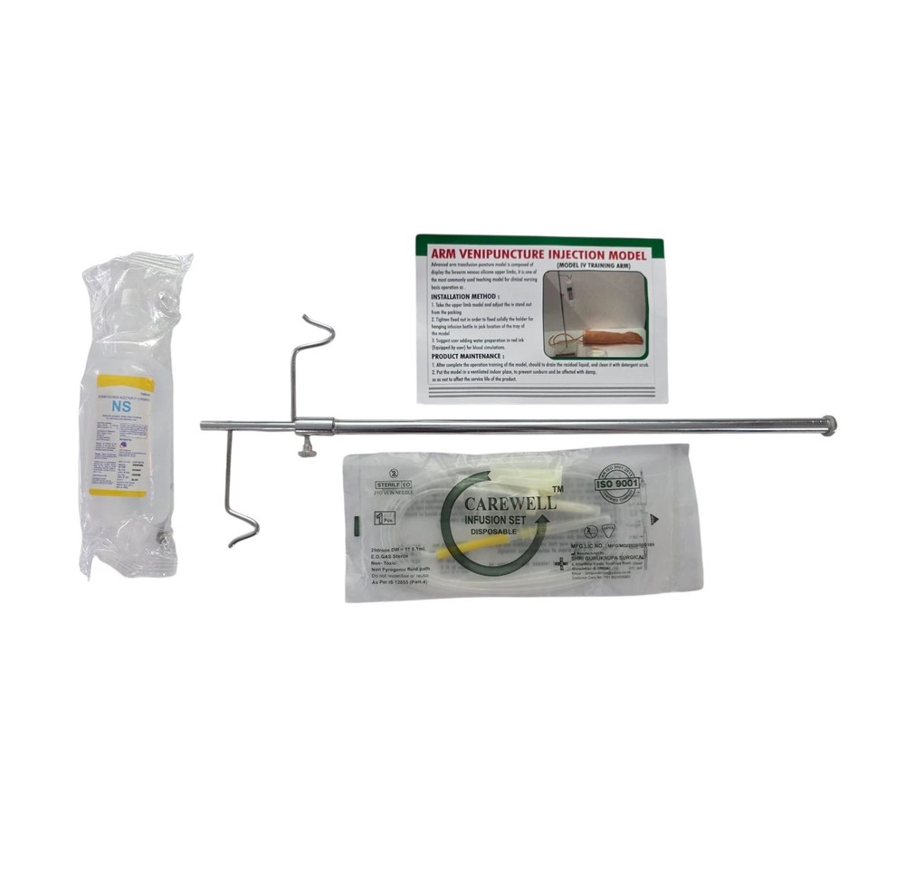 Arm Venipuncture Injection Training Model with Bag