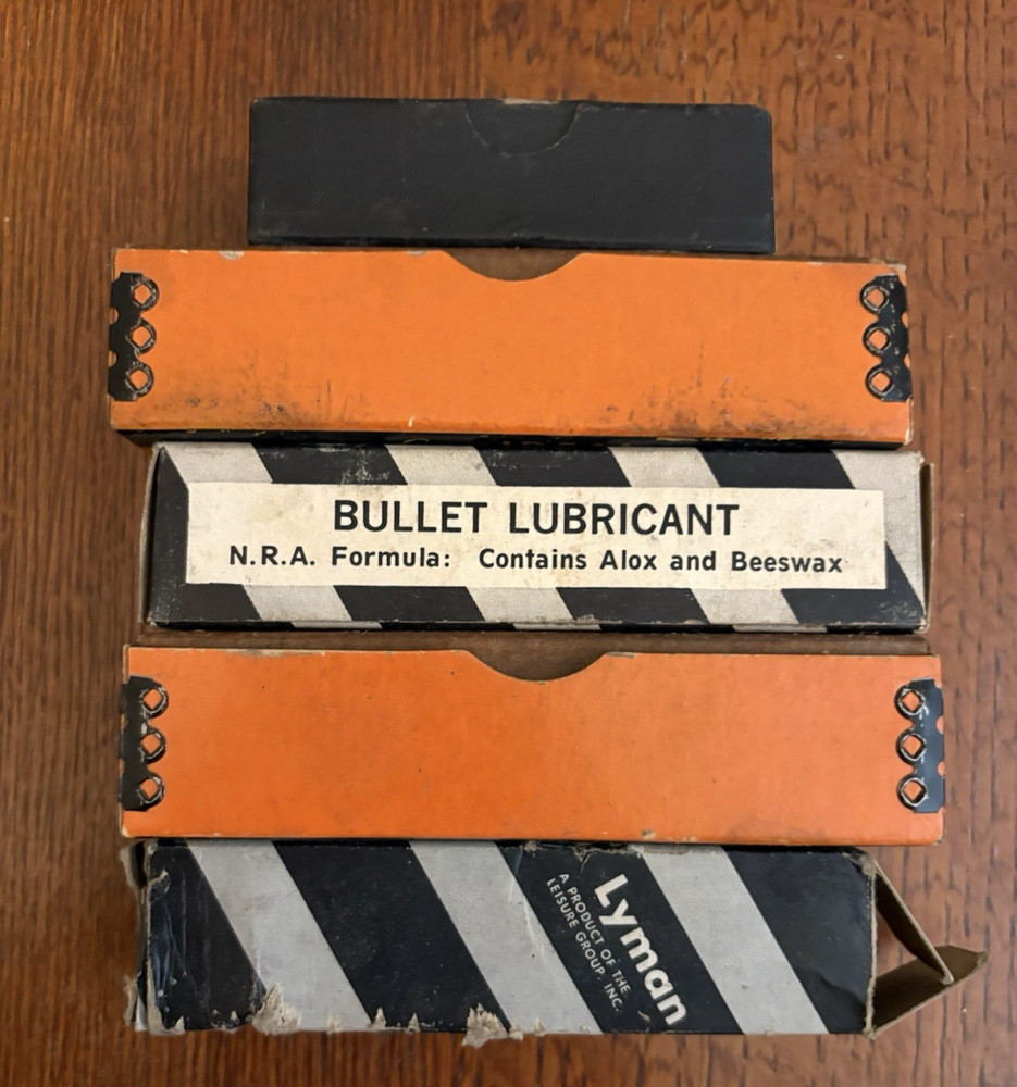 5 Boxes - 1 Lyman Sight No 55S Box 4 Lyman Lube Boxes - Empty