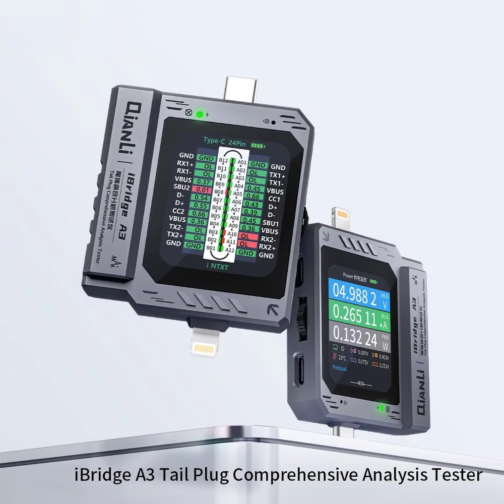 Mobile Phone Tail Plug Detector Tail Plug Comprehensive Analysis Tester Curre...