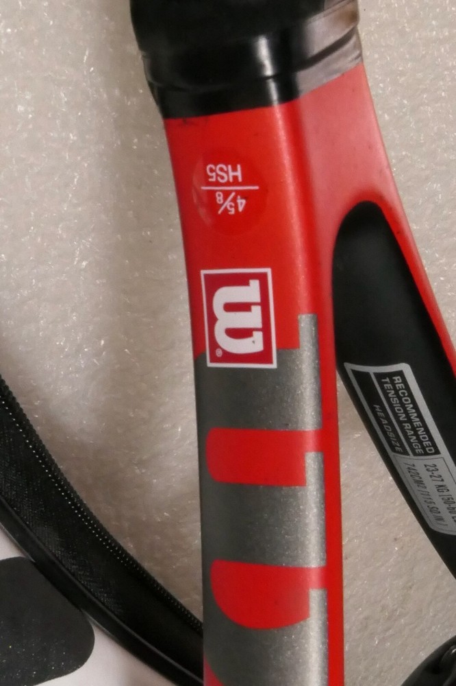 WILSON HYPER HAMMER HXP TENNIS RACKET RED W/CASE