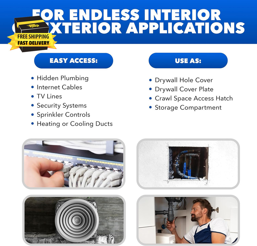 4X6 Access Panel for Drywall- Plumbing Access Panel Ceiling Access Panel Drywall