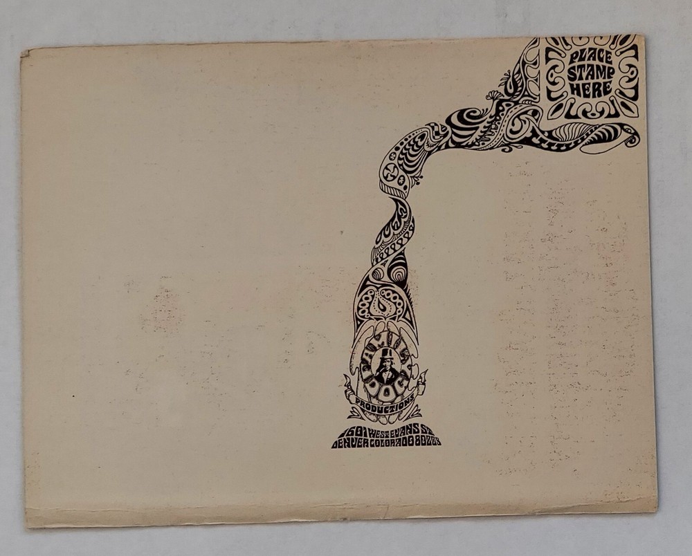 Original Family Dog  Postcard FD 18 12/67 THE DOORS & ALLMAN JOY -  Rare!