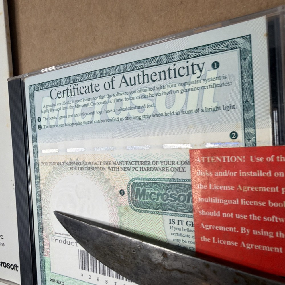 Microsoft Windows CE Handheld PC COA Disk Operating System Guide Manual Books