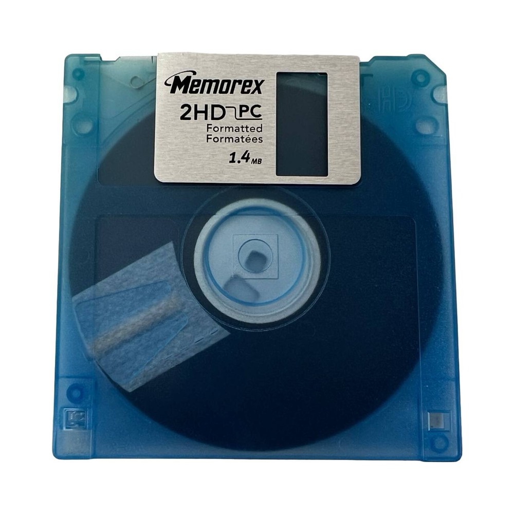 Memorex PC Formatted 3.5" Computer Diskettes 1.4 MB HD - 10 Disks