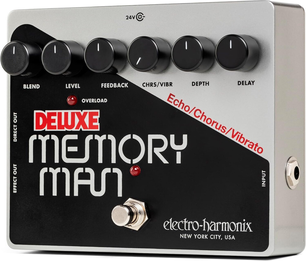 Electro Harmonix Deluxe Memory Man Analog Delay / Chorus / Vibrato EffectsPedal