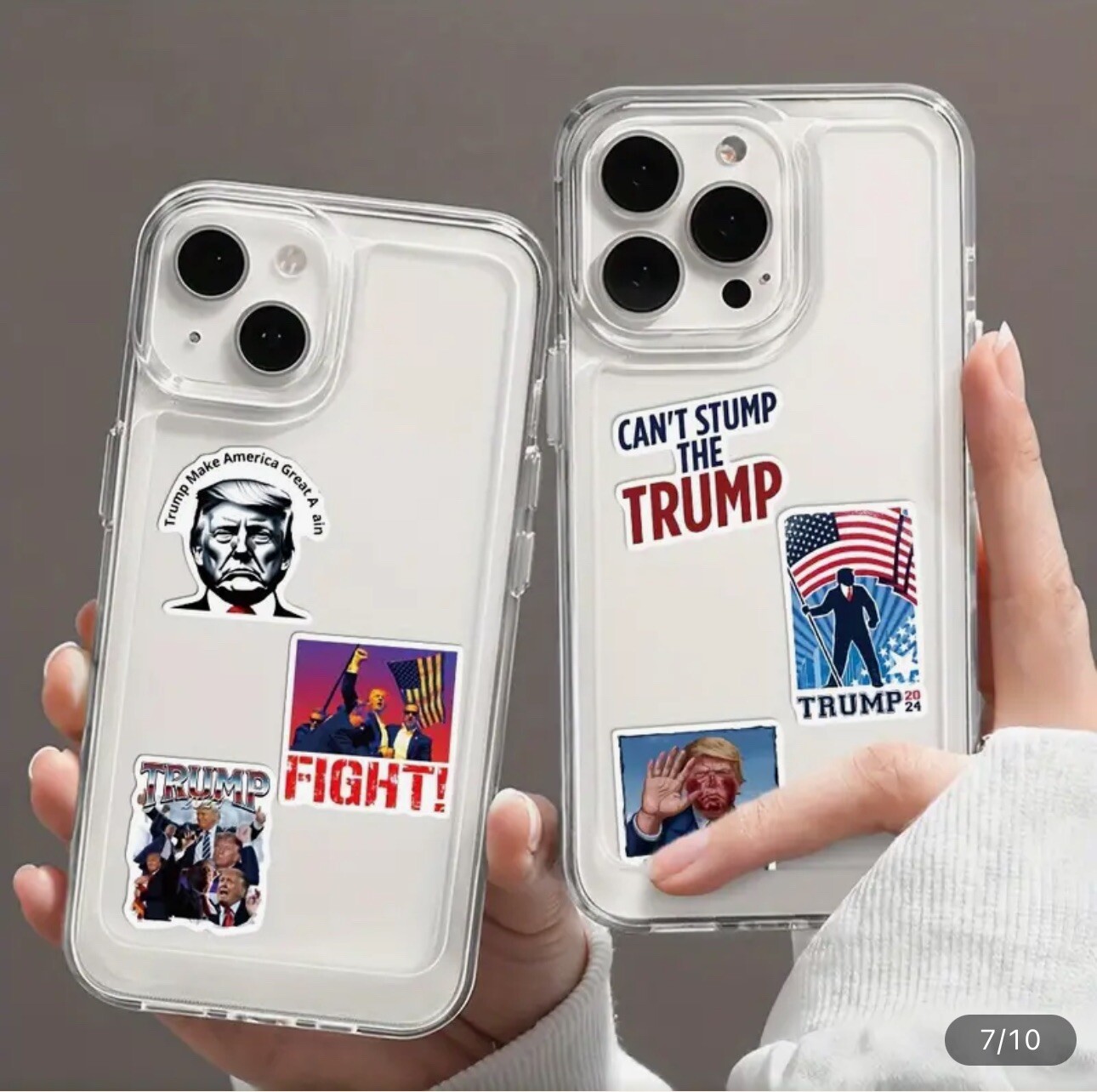 50 Bulk Lot Donald Trump MAGA 2024 Waterproof Car Stickers Decals 2-3” Lot B2