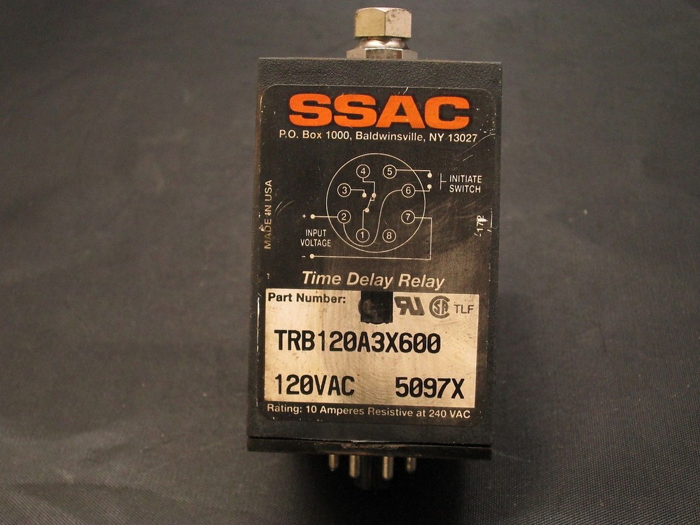 SSAC Time Delay Relay TRB120A3X600