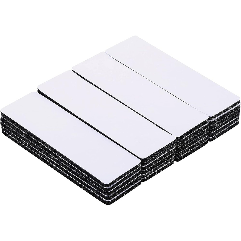 20× Heavy Duty Hook & Loop Adhesive Strips Sticky Back Fastener 4'' Double-Sided