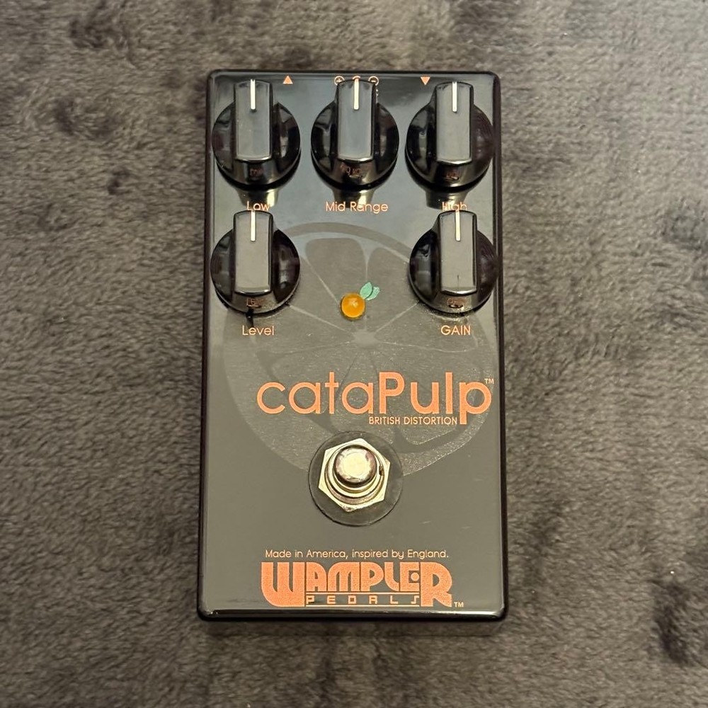 Wampler Pedals cataPulp Overdrive Distortion Orange Amp Simulator