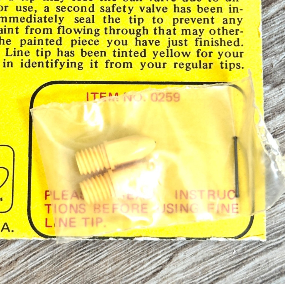 Artex Roll On Decorator Paint Fine Line Tips for Ballpoint Paint Tubes