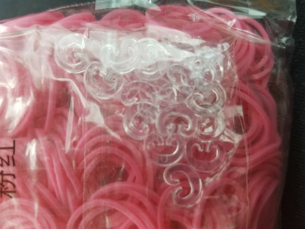 Rainbow Loom Authentic Solid Bands, Pink A-1