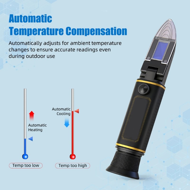 Portable Handheld Refractometer For Car Maintenance And Engineering Use
