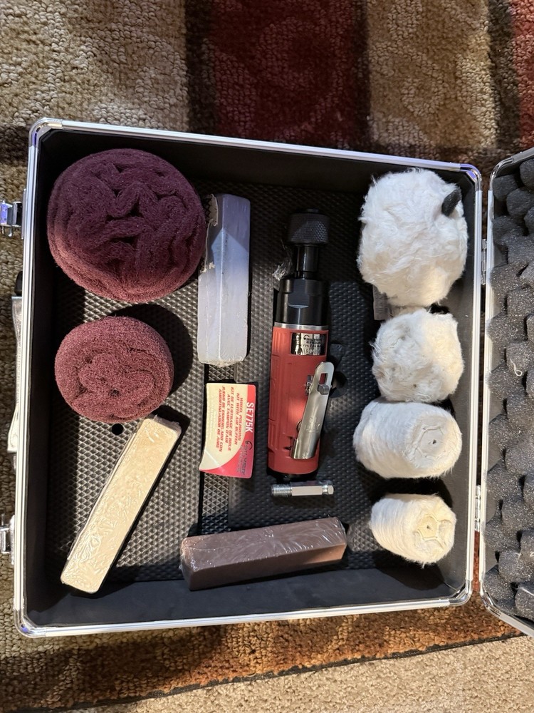 Wheel Polishing Kit With Air Buffer