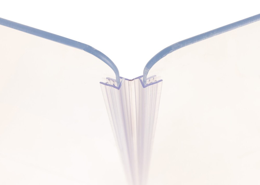 NEW Budget Shield one section dual-durometer flexible plastic hinge drum shield