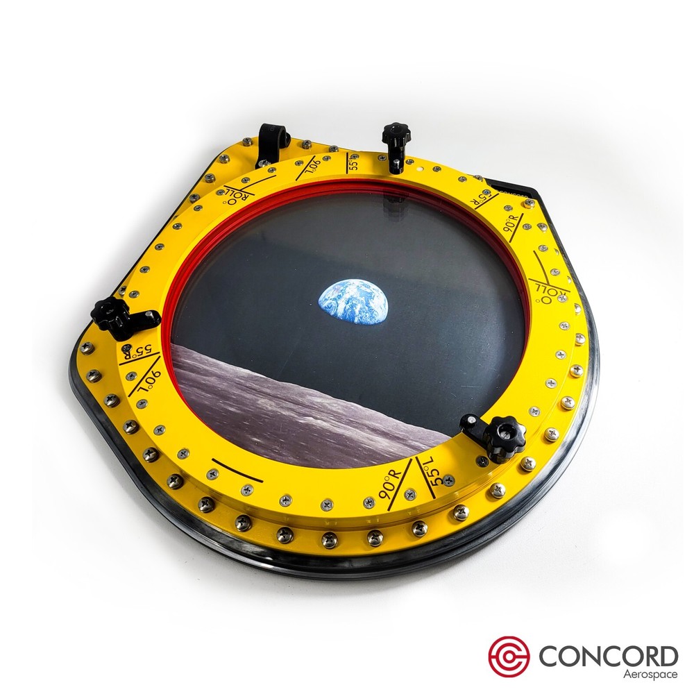 APOLLO COMMAND MODULE HATCH WINDOW - INNER STRUCTURE PICTURE FRAME