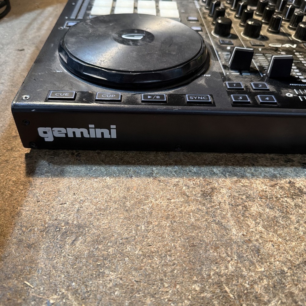 Gemini G4V 4-Channel DJ Midi Controller *untested* READ
