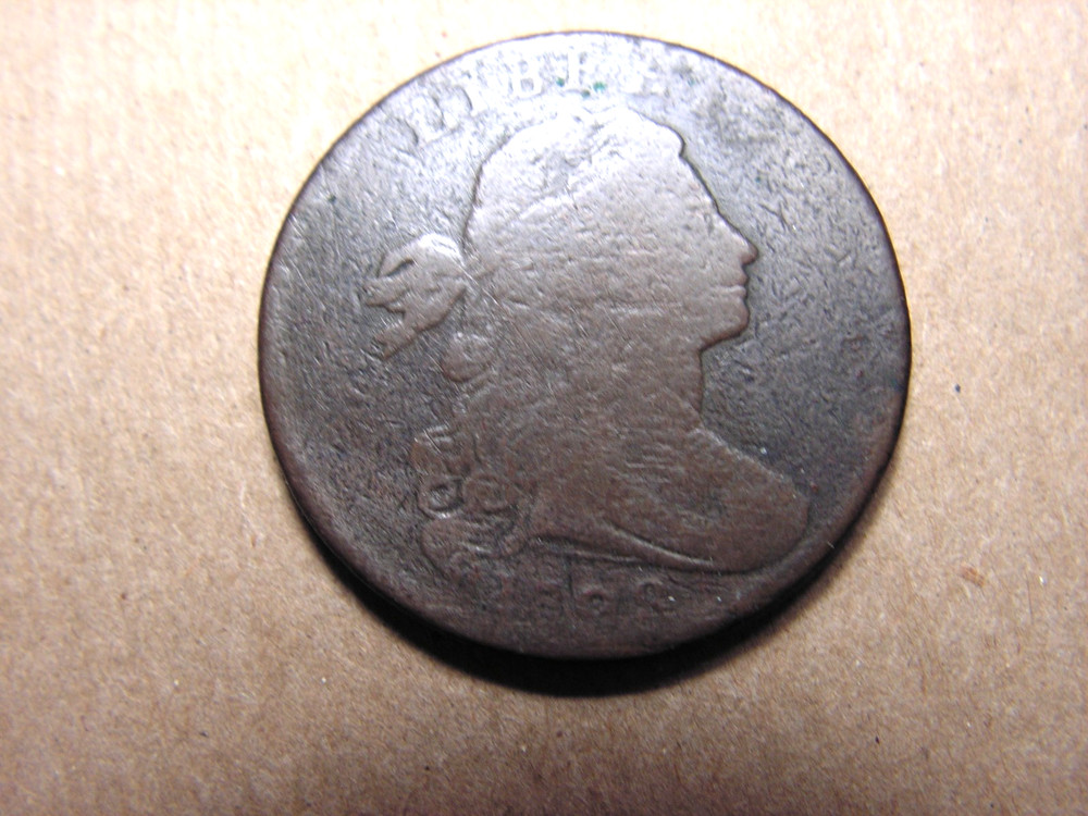 1798 Draped Bust Large Cent.