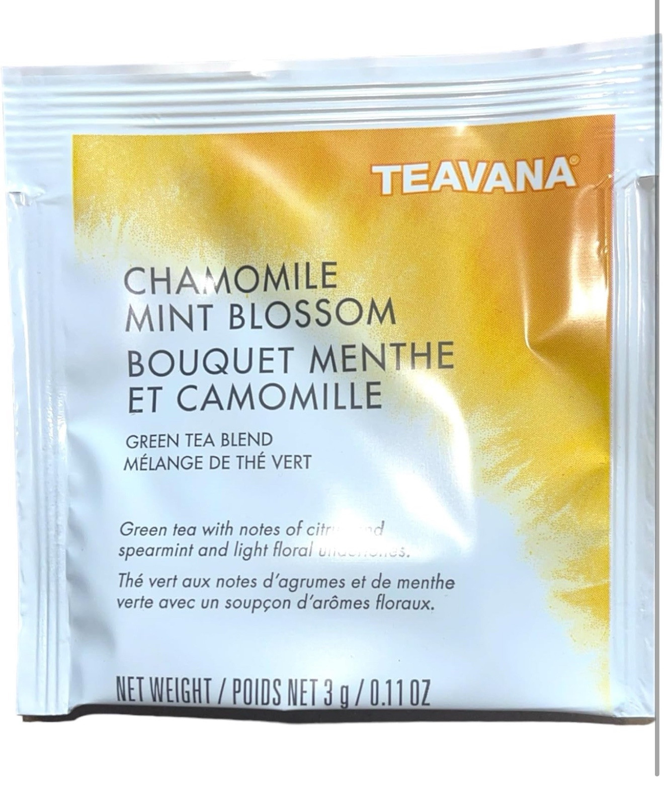 Starbucks Teavana Tea Sachets Chamomile Mint Blossom Herbal 118 Sachets