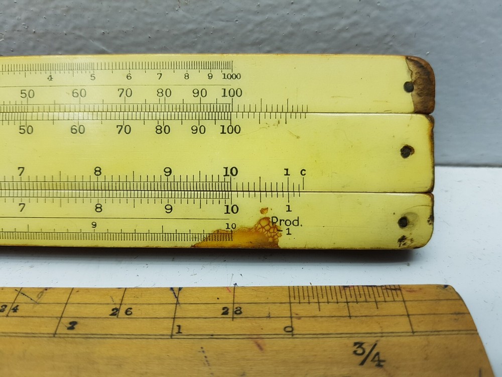Simplon Bilateral Engineering Slide Ruler Made in England Ruler Vintage