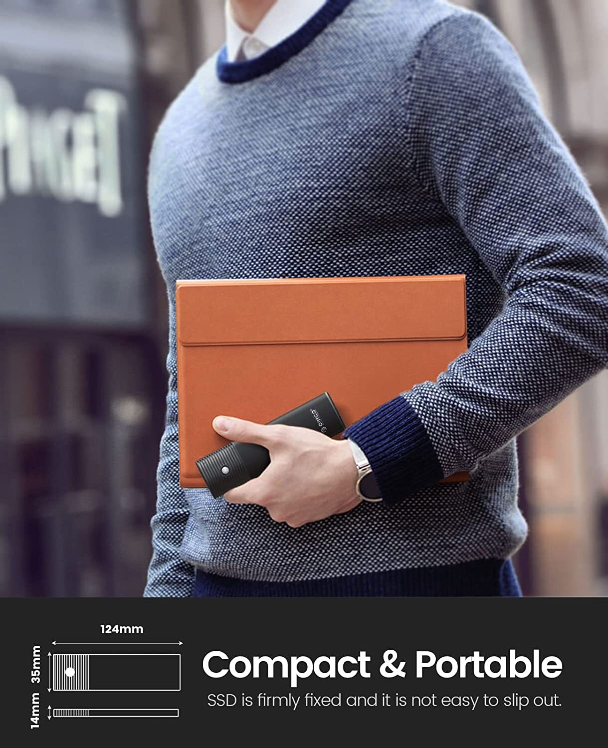 ORICO M.2 NVME SSD Enclosure USB C Adapter 10Gbps SSD Case 4TB Thunderbolt 3