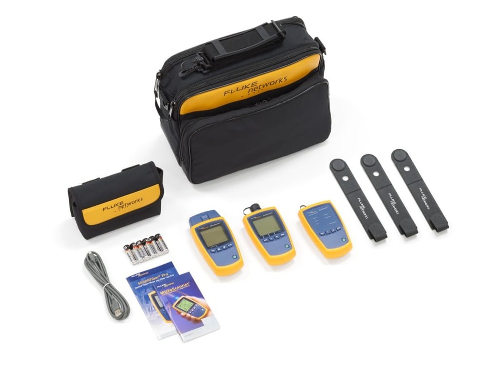 Fluke Networks MS2-FTK Copper/Fiber Basic Technicians Kit (MS2-100 + FTK-1000)