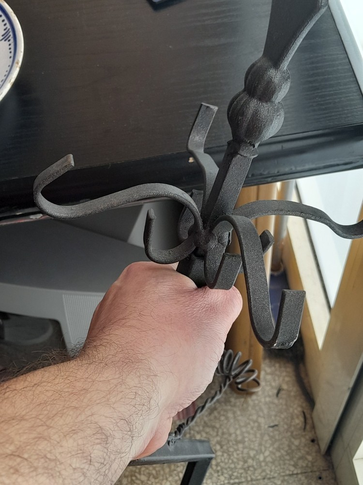 VINTAGE FIREPLACE TOOL HOLDER