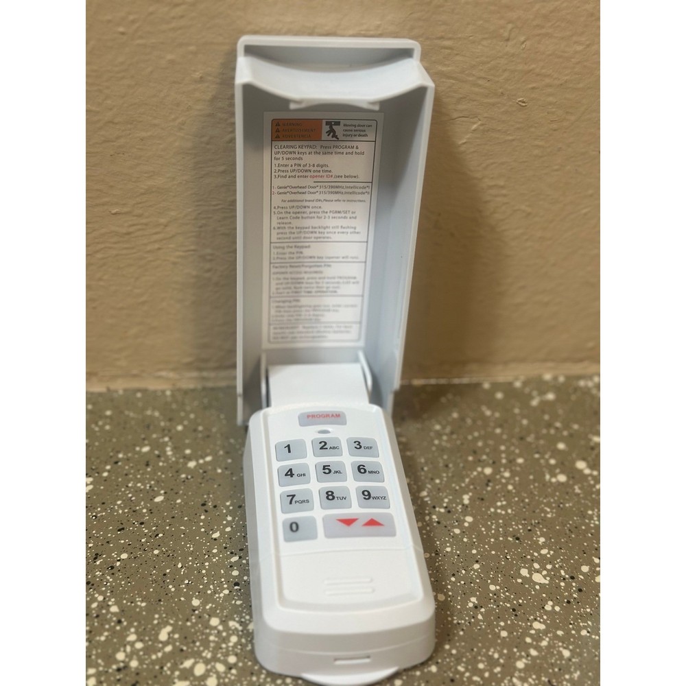 Wireless Keypad Entry System Garage Door Opener Remote Control