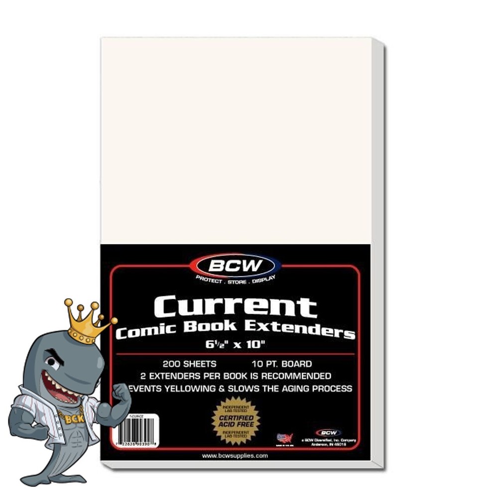 BCW Current Comic Extender 200ct Pack FREE SHIP