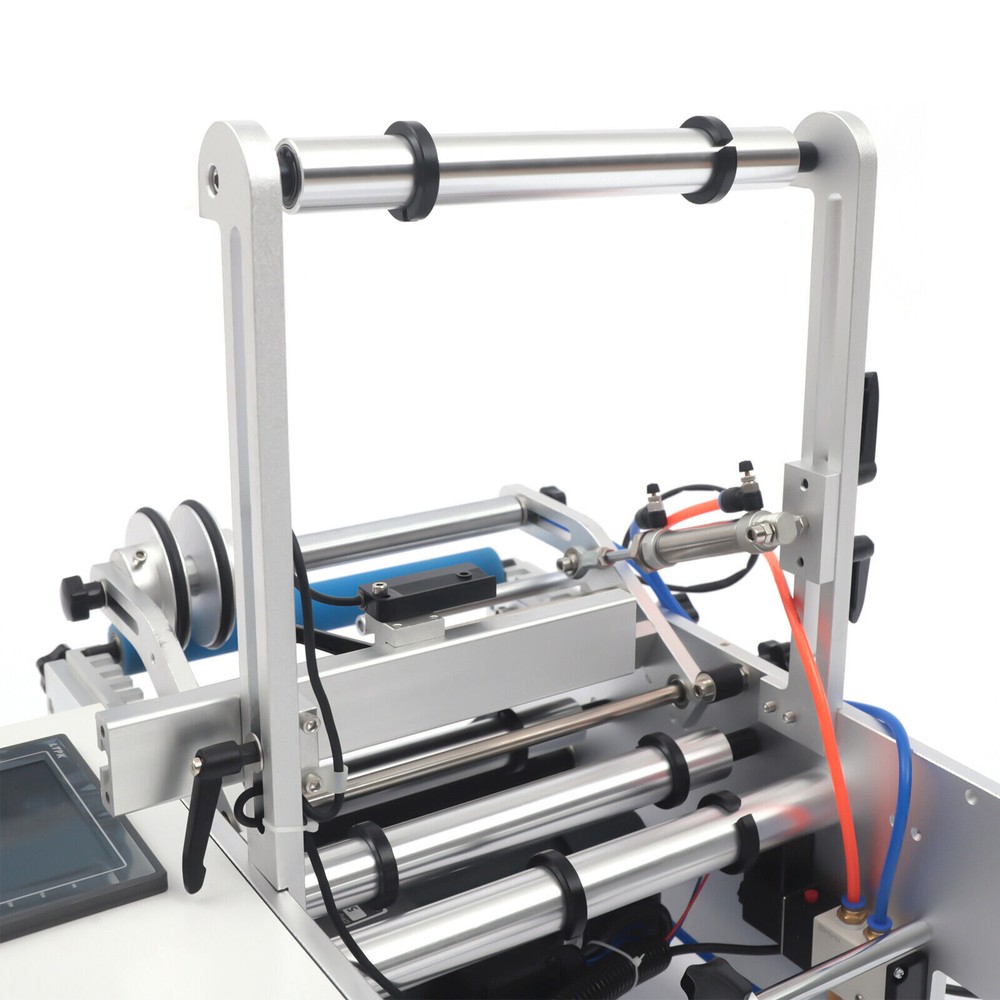Label Applicator Semi-Automatic Round Bottle Labeling Machine 20-40pcs/min 5.91"