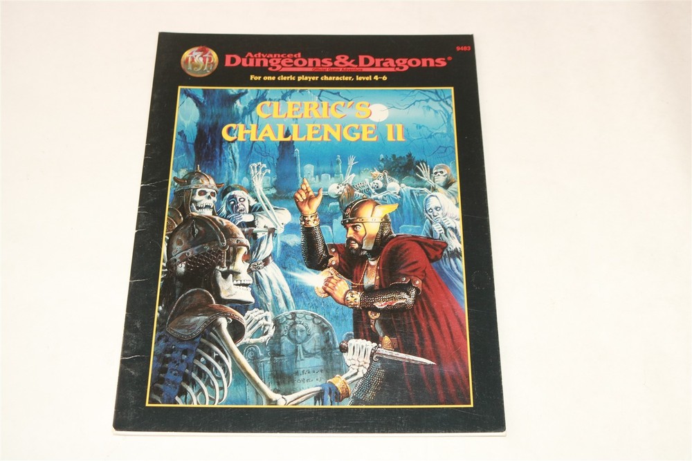 CLERIC'S CHALLENGE II 2 - AD&D Adventure Module 9483