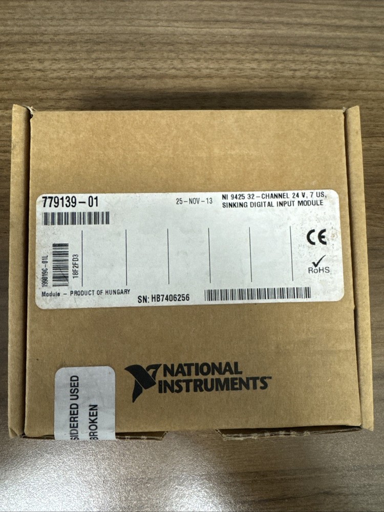 National Instruments NI 9425 32ch 24v 7us Sinking digital Input Module