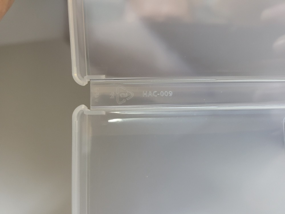 MINT NEW OEM Official Nintendo SWITCH Clear Replacement Game Case W/Sleeve
