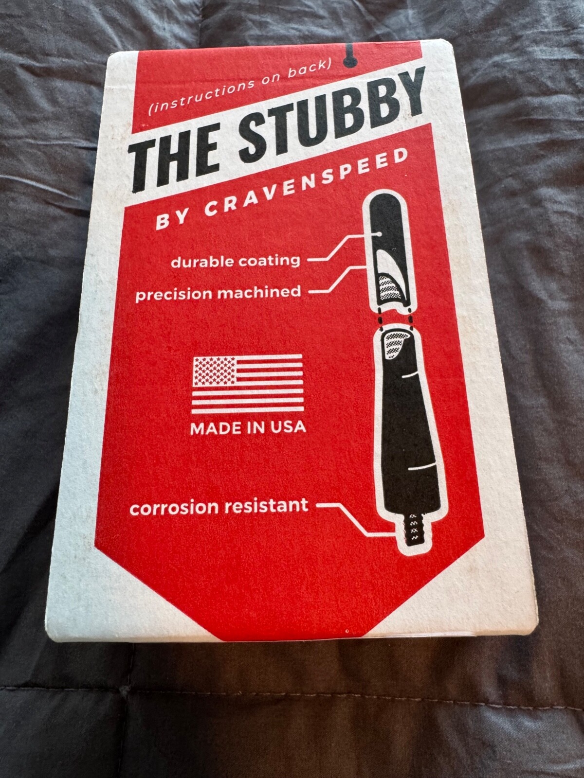 (2IN)CravenSpeed Stubby JR Antenna Harley-Davidson Motorcycles 98-2023 (2 Inch)