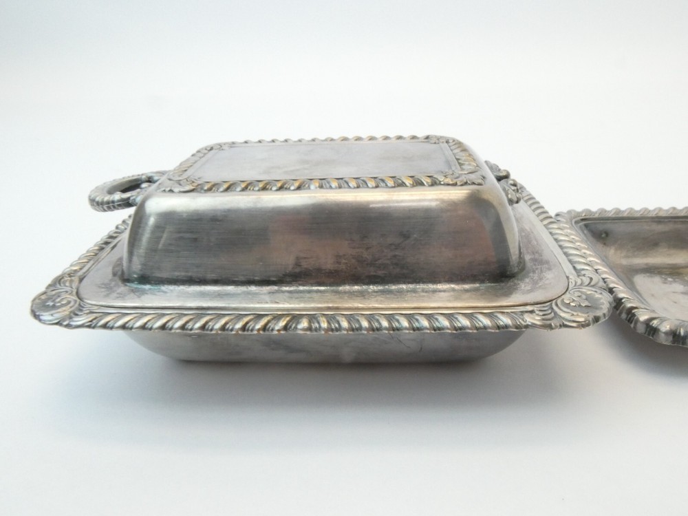 IS International Silver Gorham Y1051 Anchor Marking Trays Dish Cover Silverplate