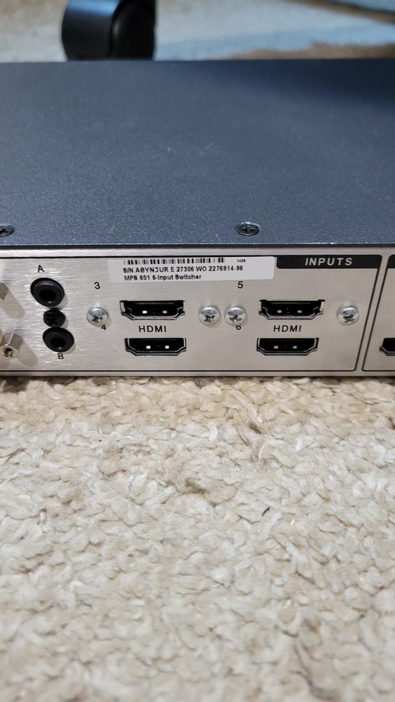 Extron MPS 601 Media Presentation Switcher