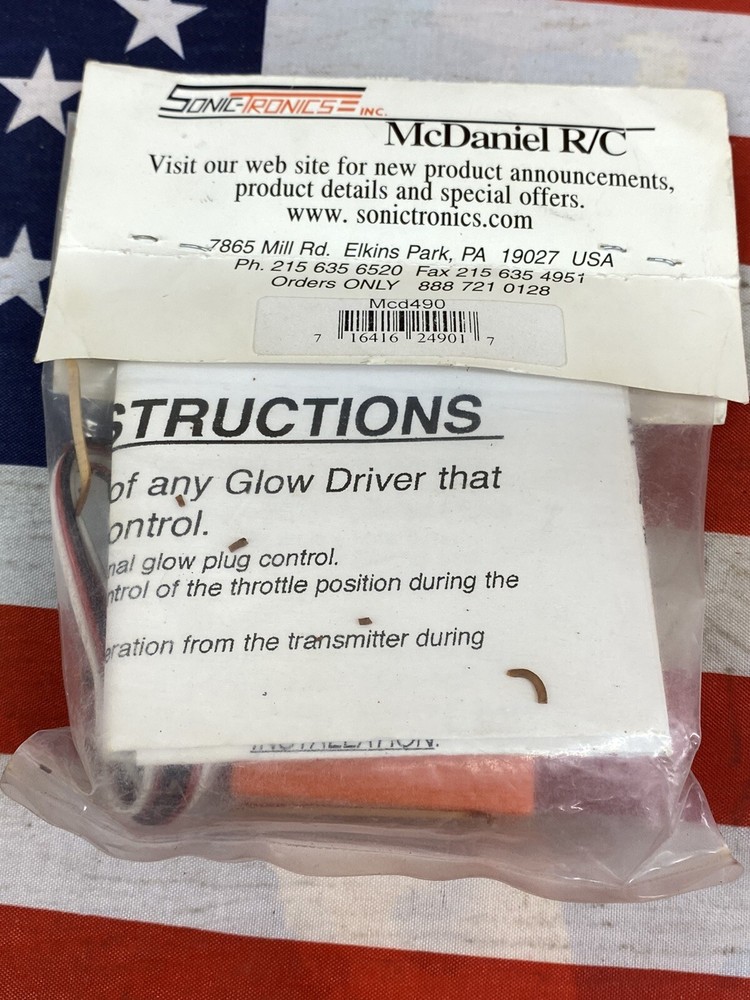 Vintage McDaniel R/C Med490 PC Unit-Program Controller for use with Glow Drivers